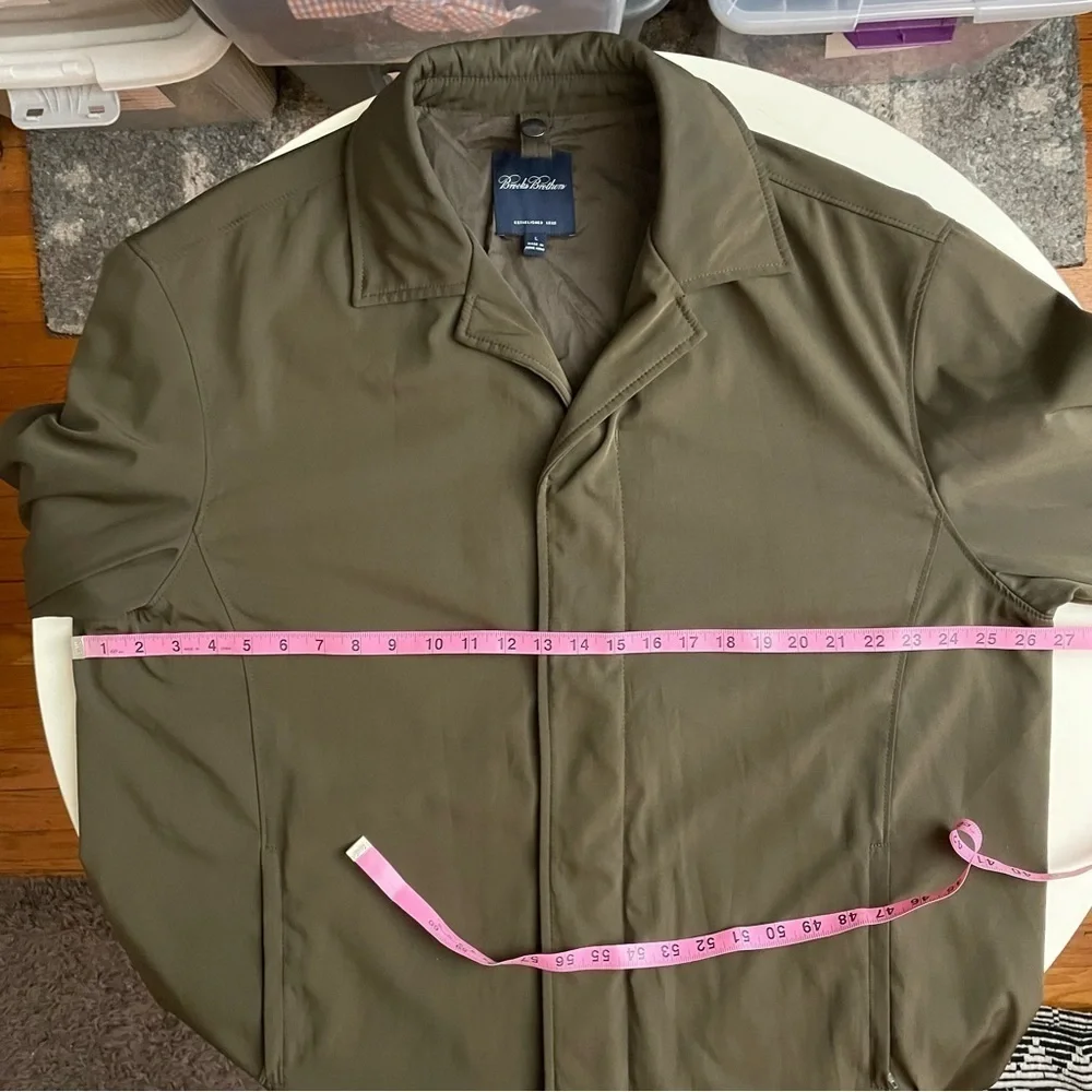 Brooks Brothers Top Coat Olive Men’s Size Large