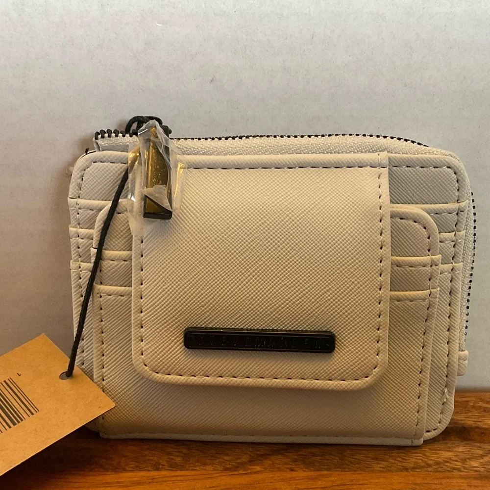 Steve Madden Mini Wallet Card Holder – Zip Coin Purse – NWT