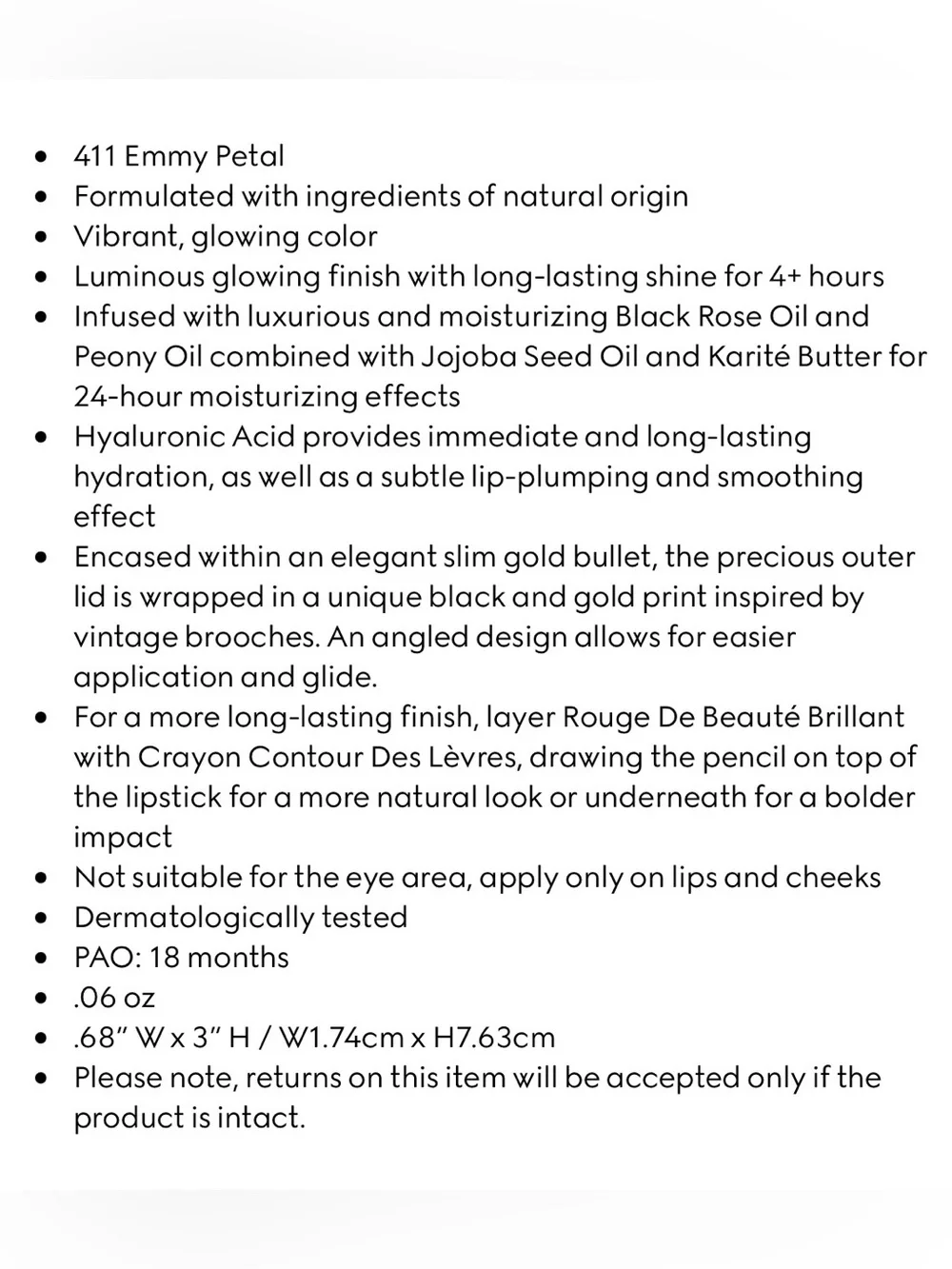 Gucci emmy payoff finish