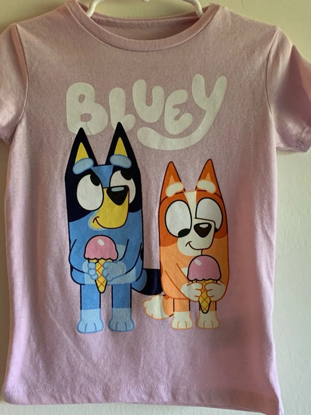 Carter's Pink Bluey & Bingo Ice Cream Graphic Tee