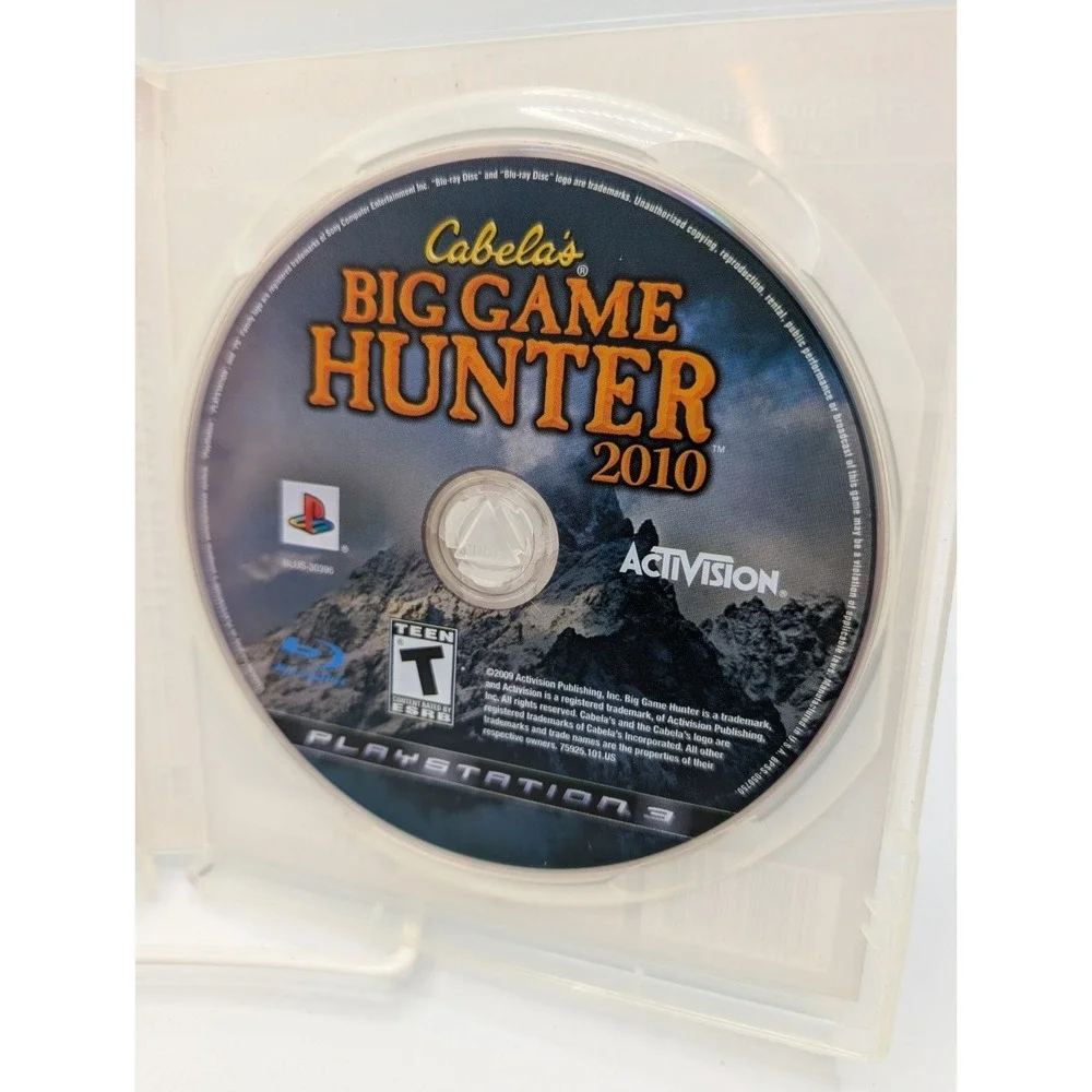 Cabelas Big Game Hunter 2010 PS3 Sony Activision Hunting Sports Video Game