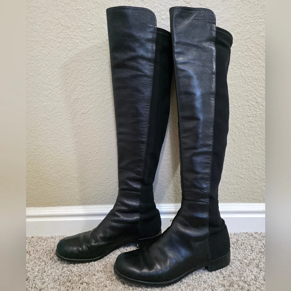 Stuart Weitzman leather over signs
