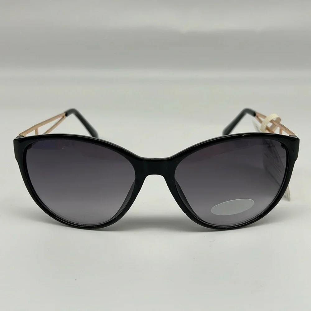 a.n.a Black Sunglasses with rose gold tone temple‎ detail