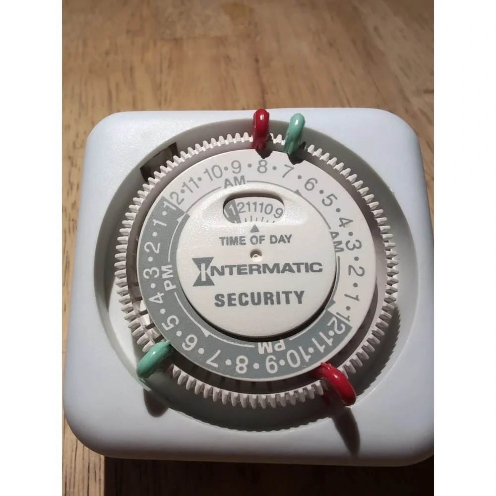 TN111K 15-Amp Indoor Timer - Versatile 24-Hour Control - Easy Manual Override...