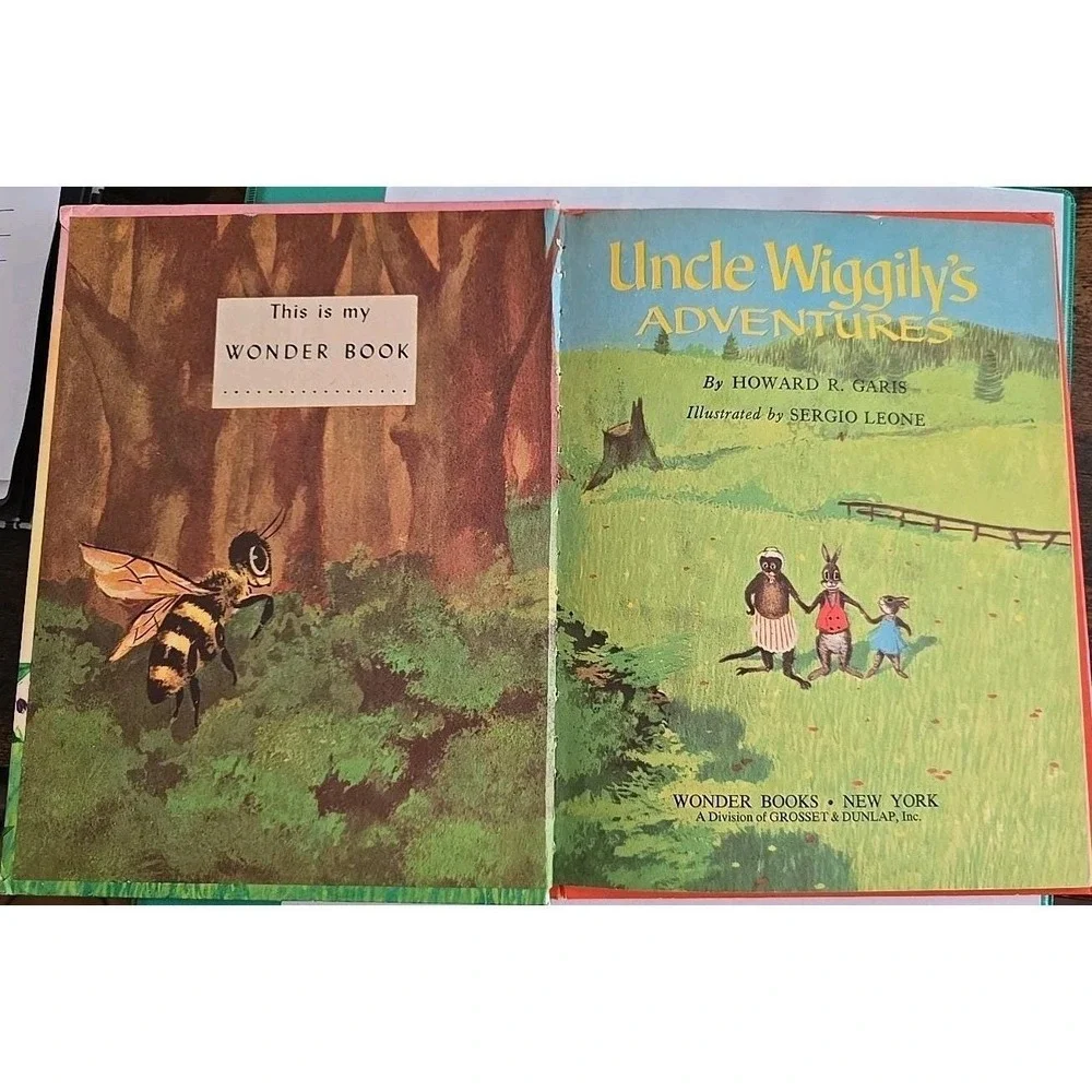 Vintage 1961 Wonder Book Uncle Wiggily's Adventures
