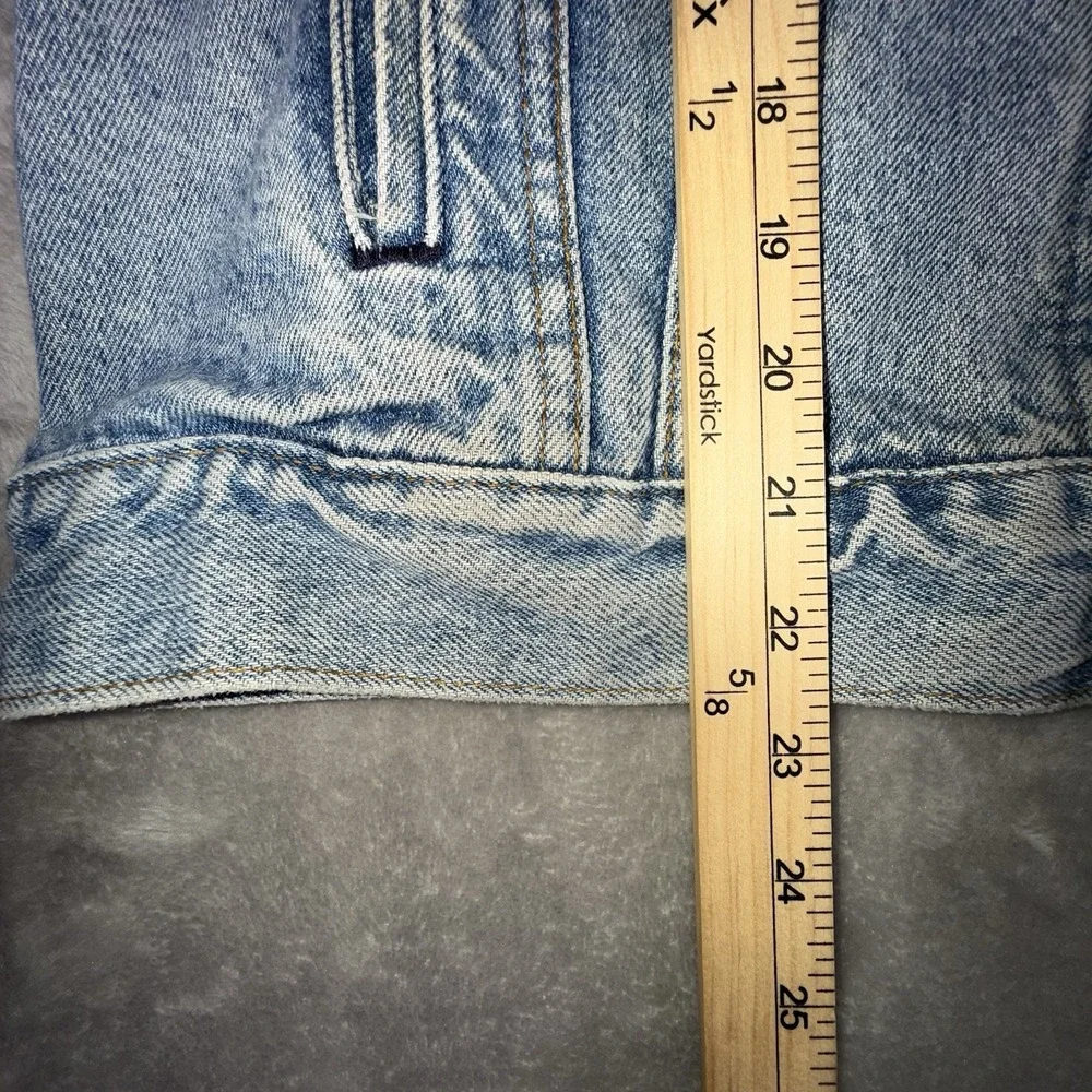 Levis Denim Jean Jacket‎ Trucker Mens Large 42R Made In USA Vintage 70506