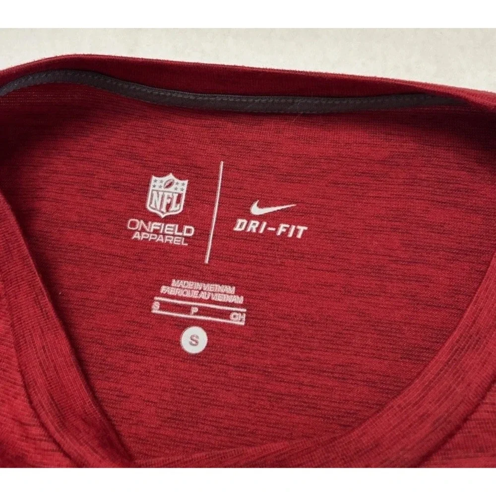 Mens Arizona Cardinals‎ Football Nike On Field Long Sleeve Shirt Sz Small EC 🏈