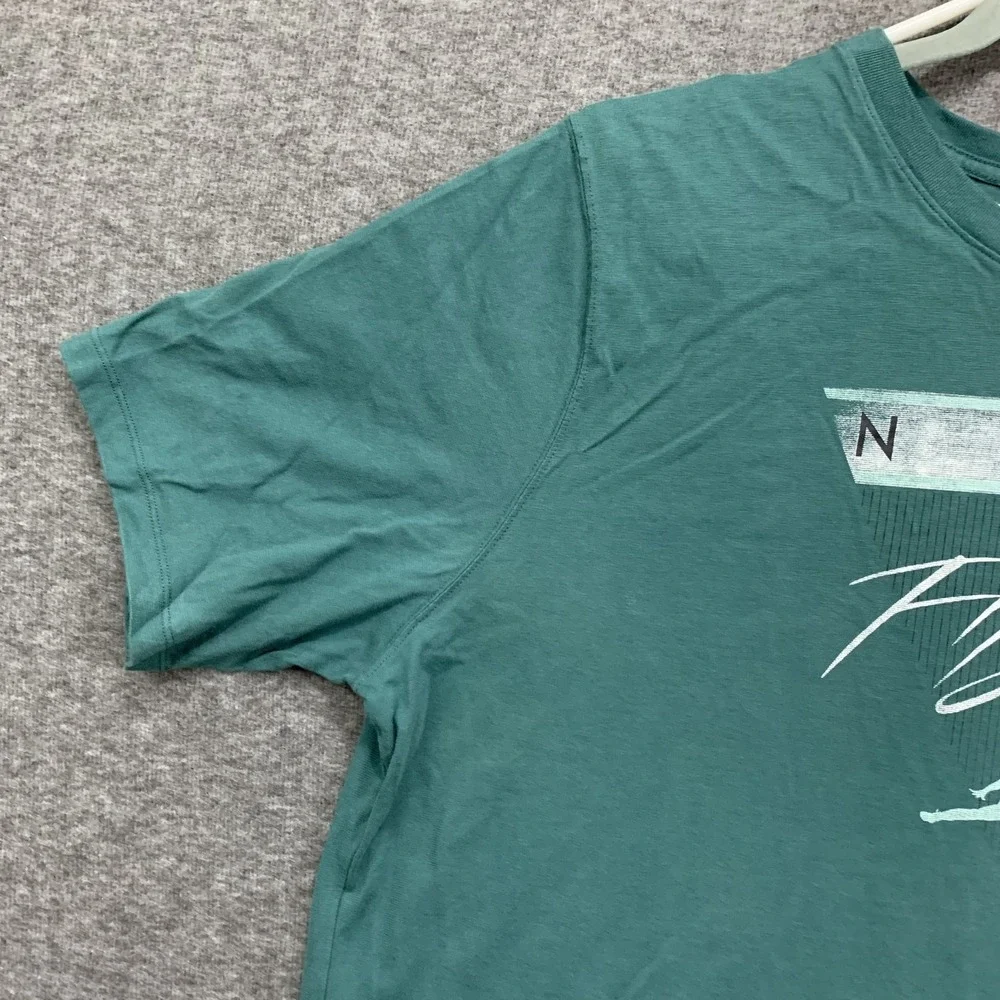 Nike Air Jordan Tee Shirt Mens 3XL‎ Flight Jumpman Logo Teal Green Short Sleeve