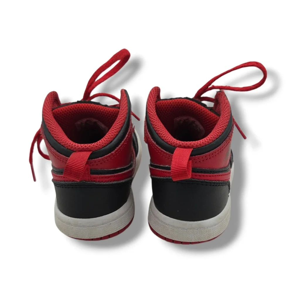 Nike Air Jordan 1 Mid Sneakers TD Child 10 Alternate Bred DQ8425-060 Basketball‎