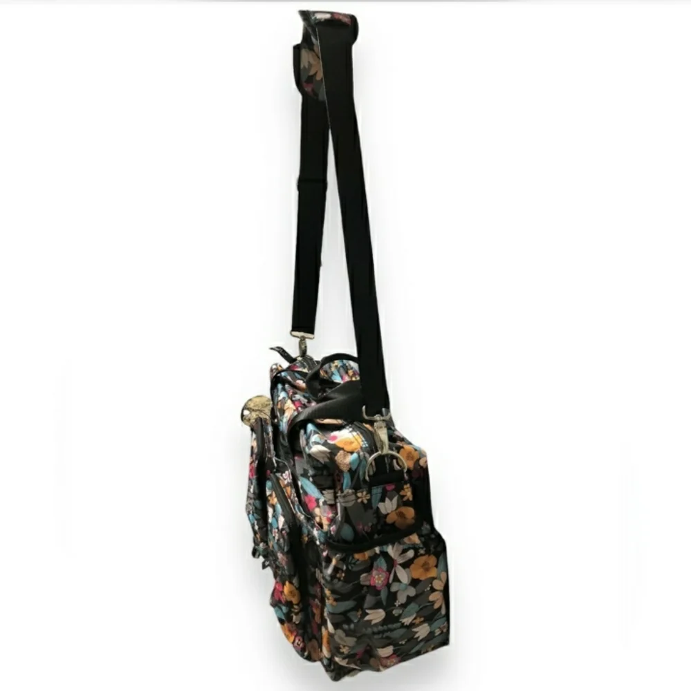 TREND LAB Floral Print Diaper Duffle Bag