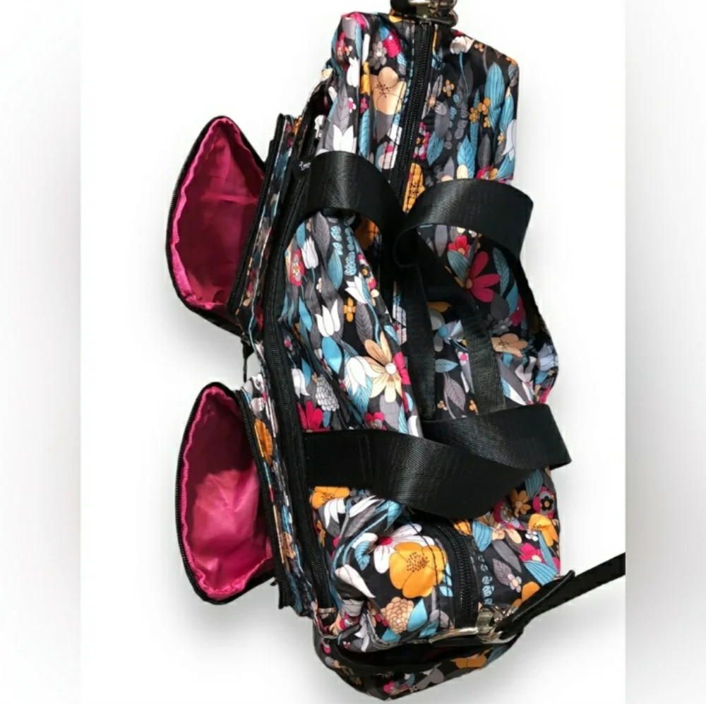 TREND LAB Floral Print Diaper Duffle Bag