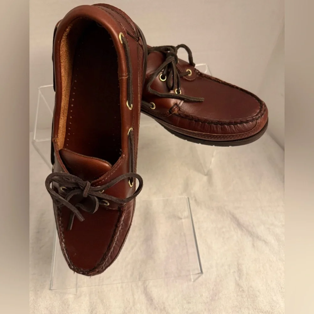 Sebago docksides leather