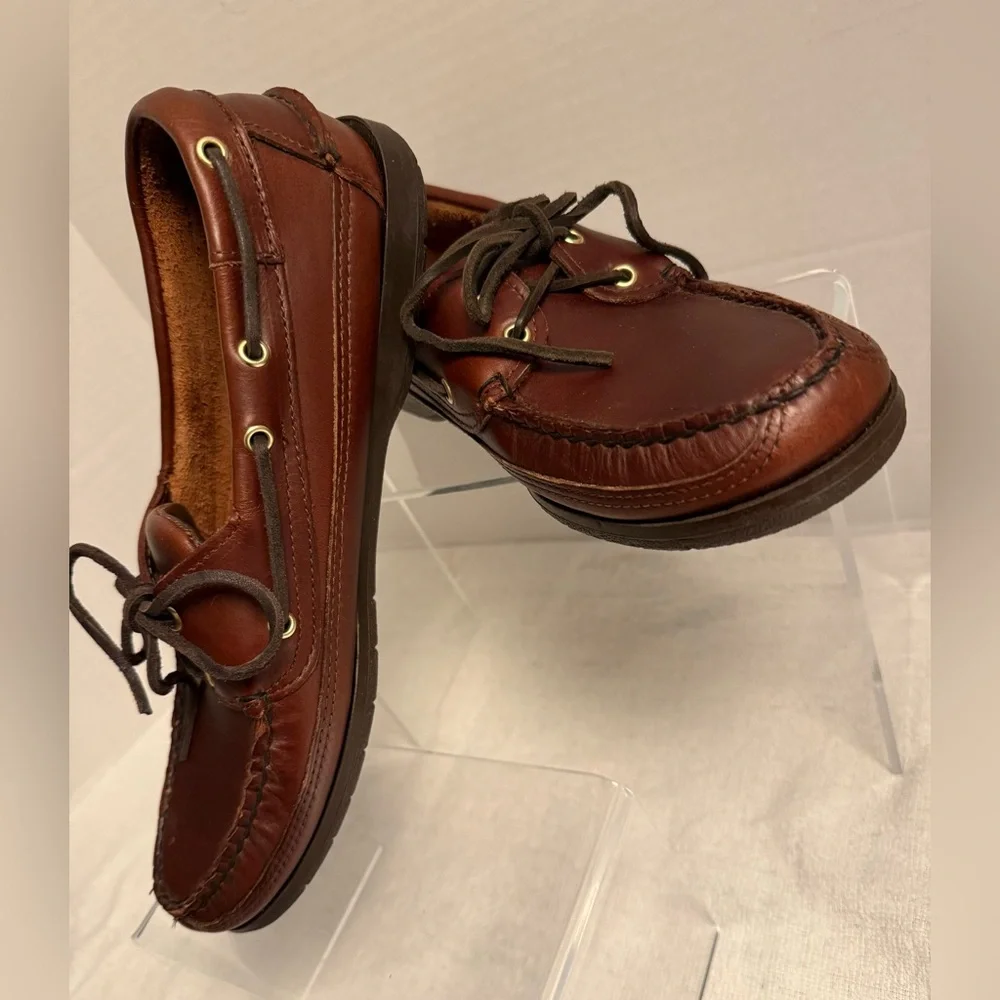 Sebago docksides leather