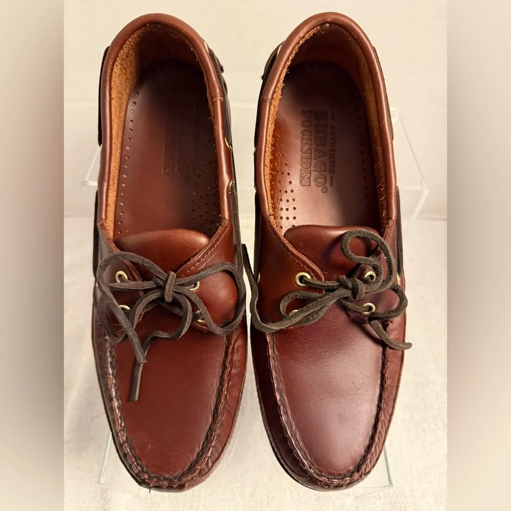 Sebago docksides leather