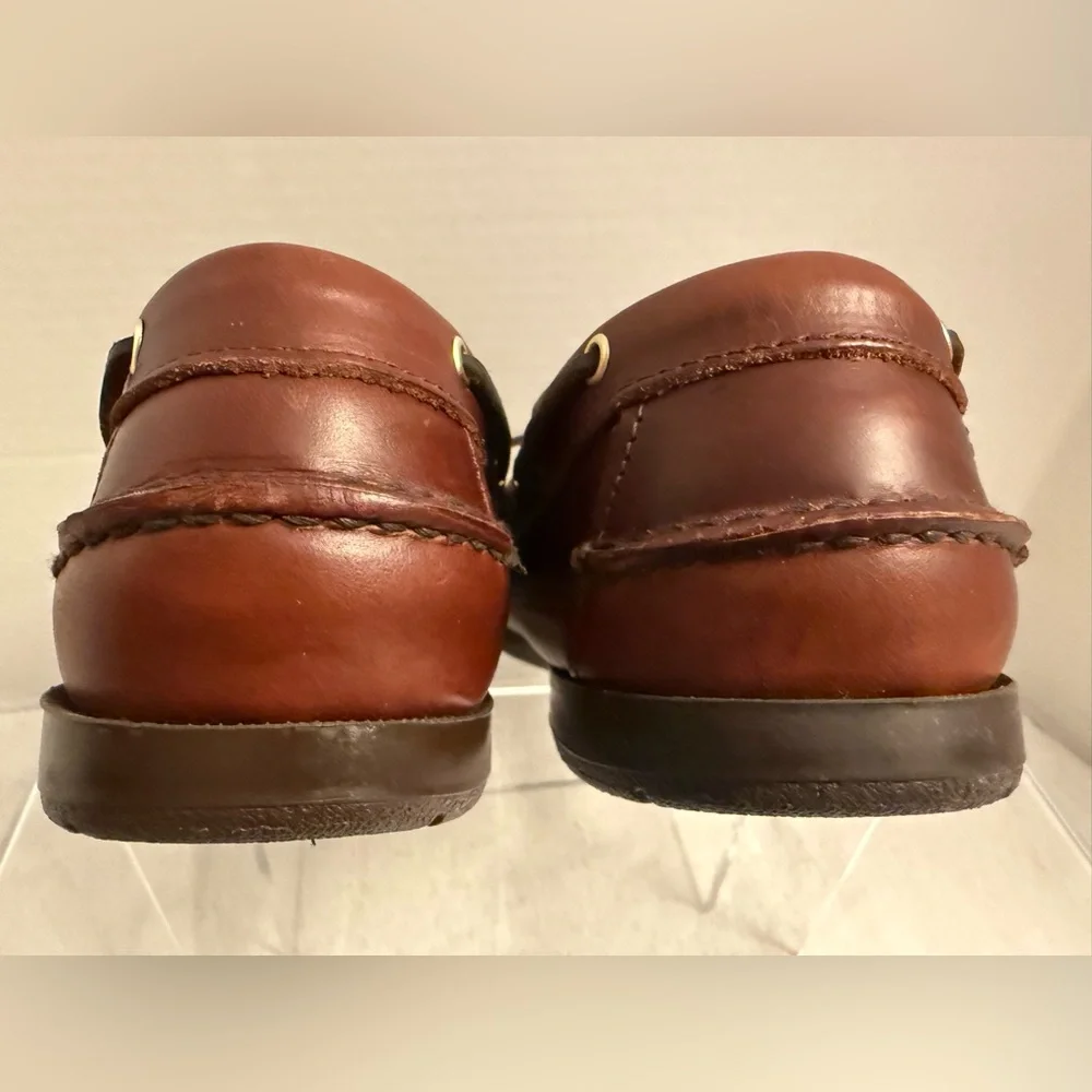 Sebago docksides leather