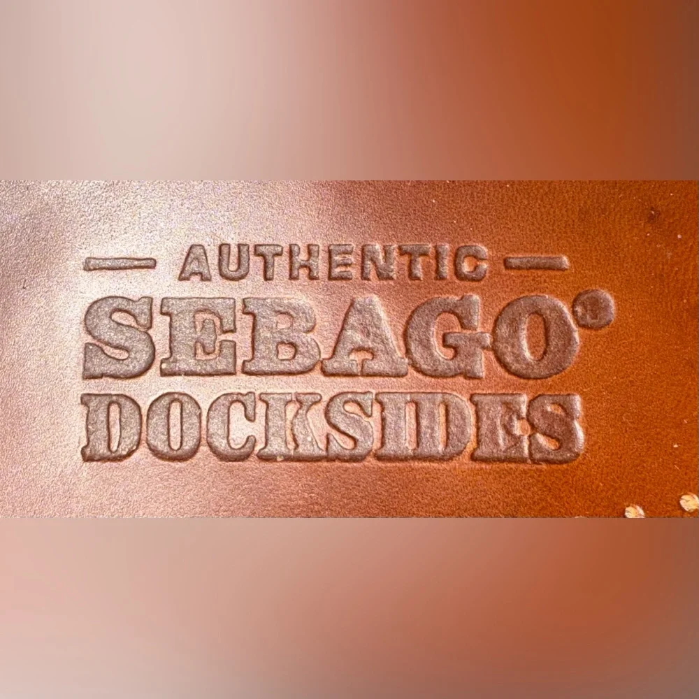 Sebago docksides leather