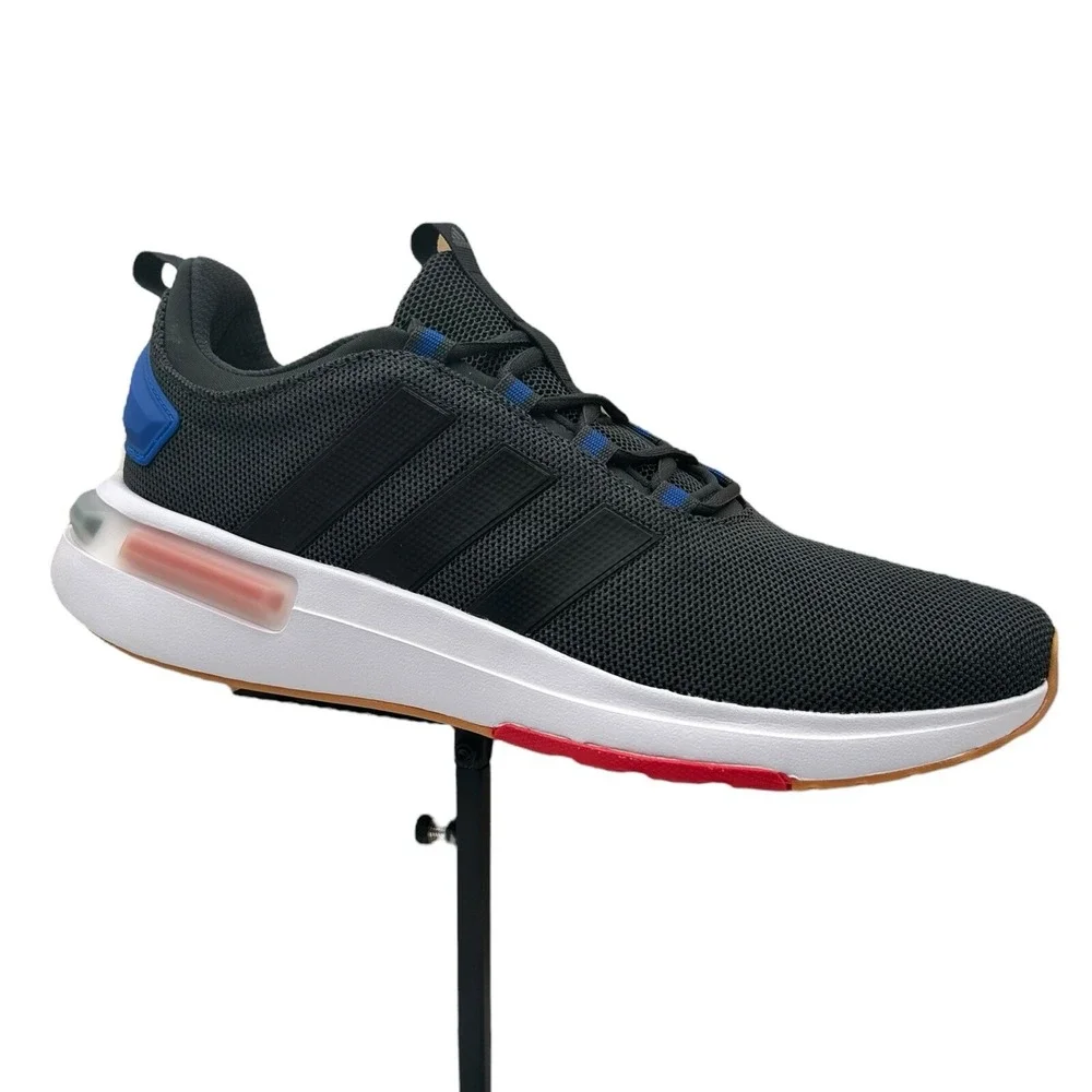 Adidas Racer TR23 Cloudform Mens Running Shoes‎ Size 9 Gray/Black Lace Up IG7328