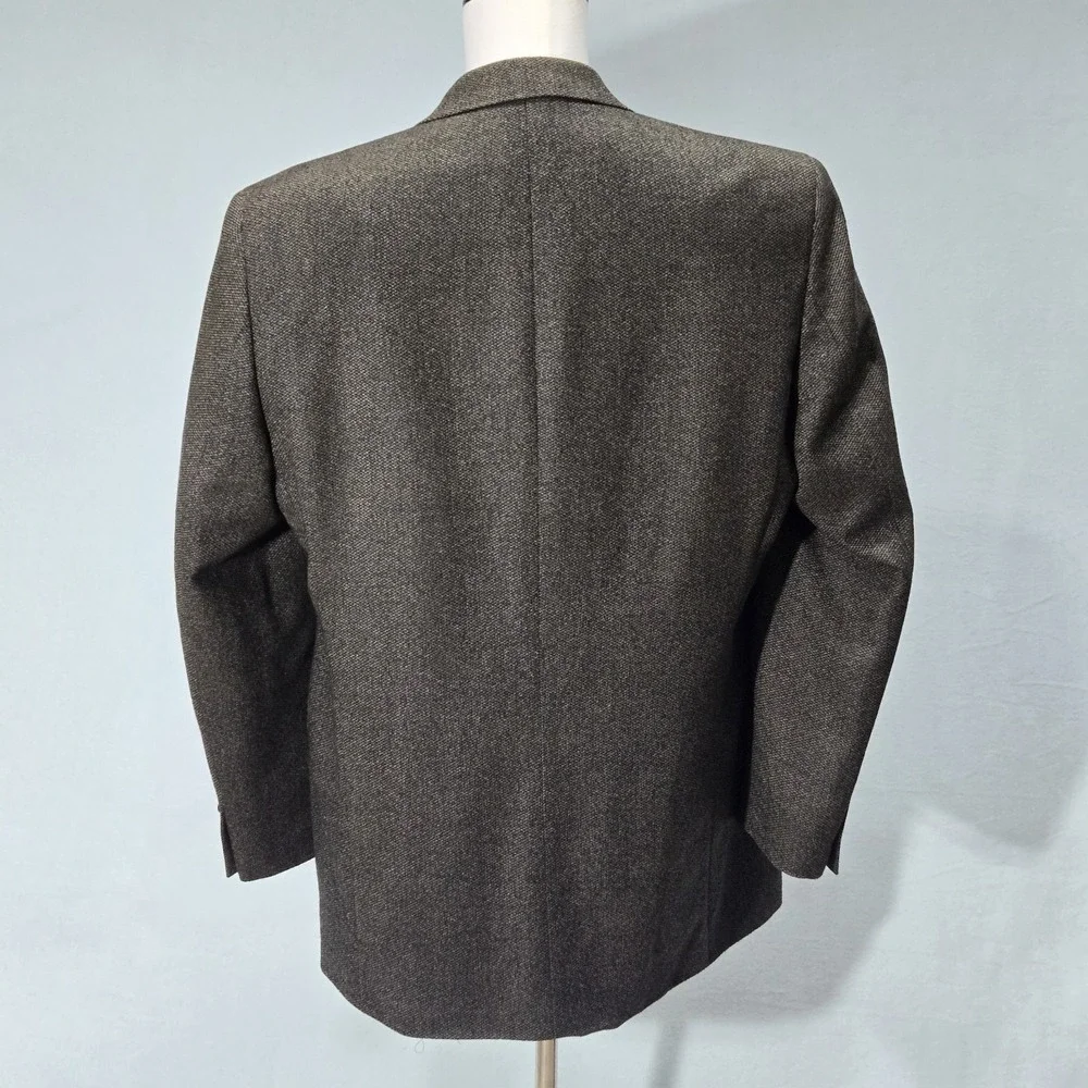Ralph Lauren Black Label Blazer Olive Brown‎ Jacket Sport Coat Mens Size 43Long