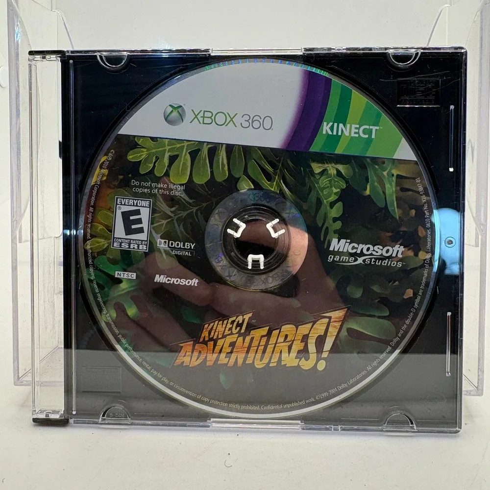 Kinect Adventures Xbox 360 Microsoft Game Studios 2010 NTSC Disc Only