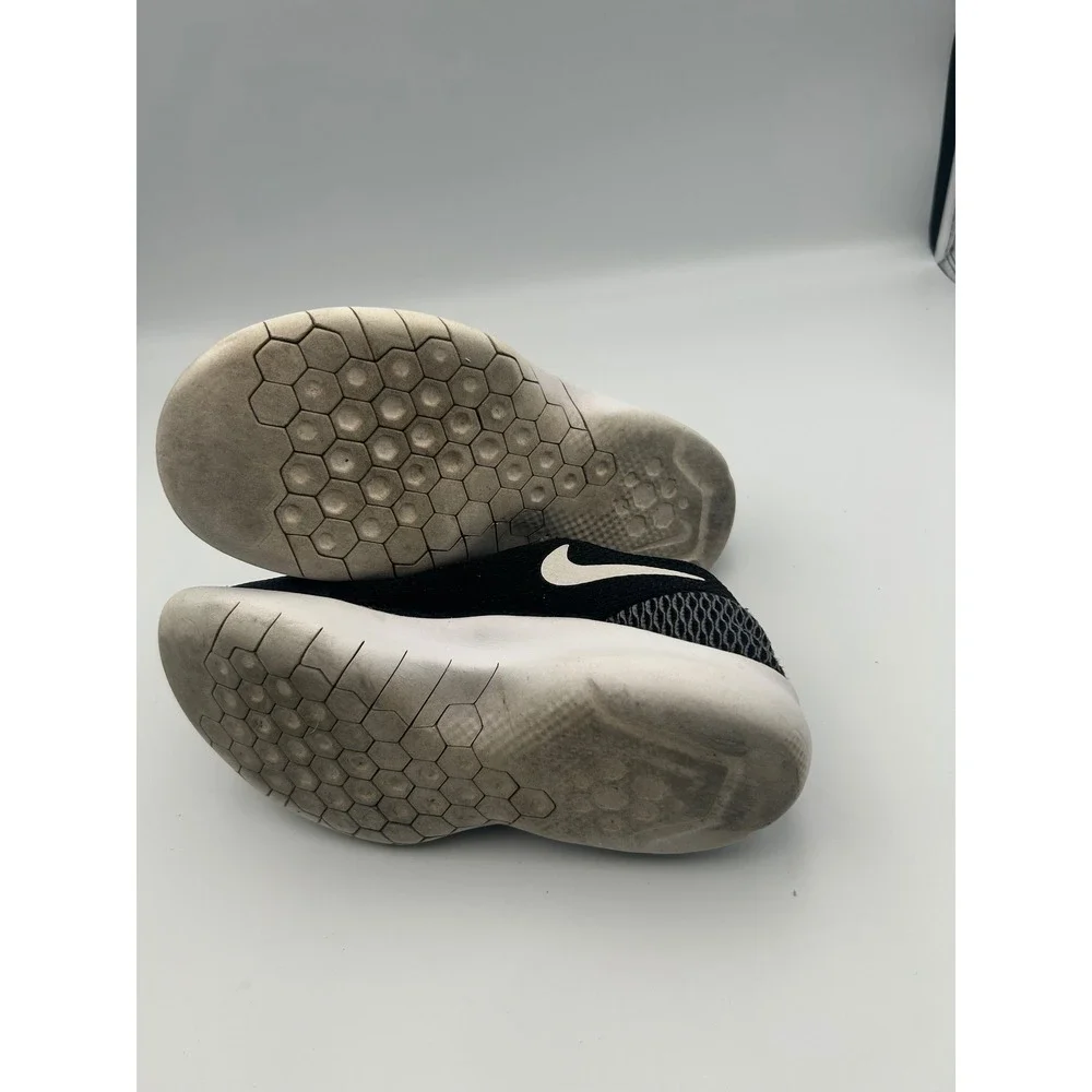 Nike Flex Experience RN 7 Black White Kids Running Shoes 943285-001 Size 13.5C