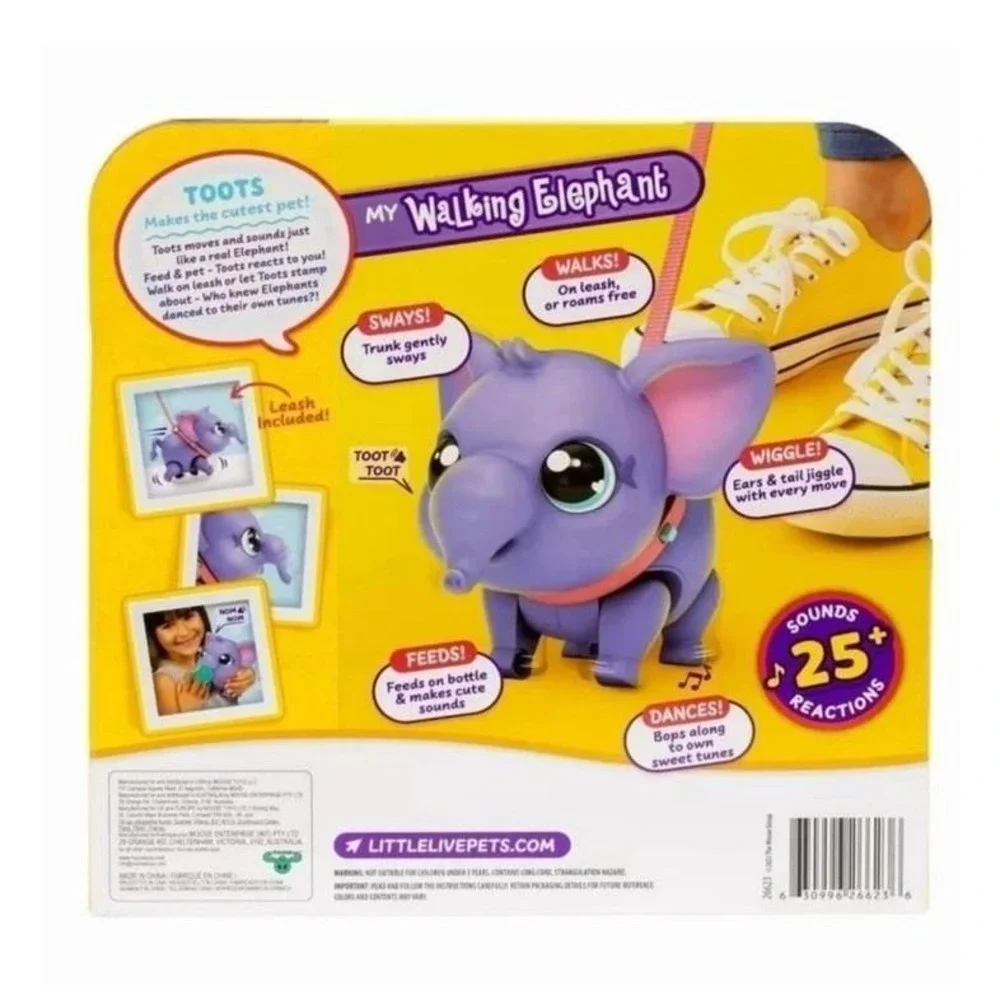Little Live Pets‎ My Walking Elephant Toots Interactive Toy (Jungle Series) NEW
