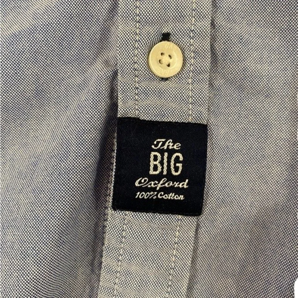 Gap Youth Boys Blue Short Sleeve Button Down Shirt | Size Medium (7/8)