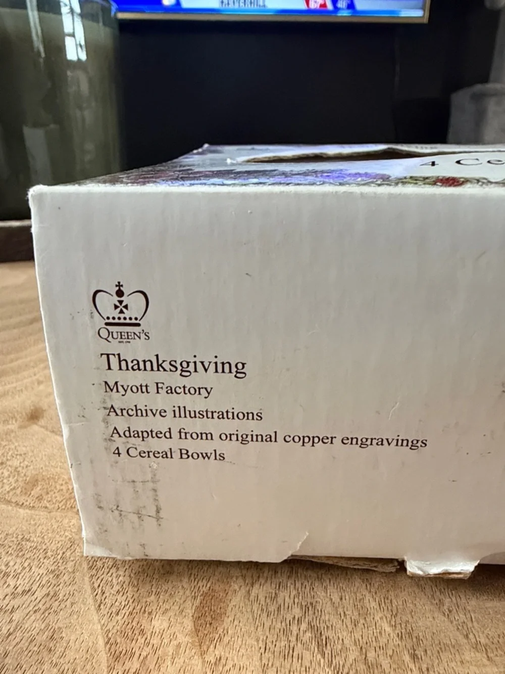 Queens Myott Factory new box