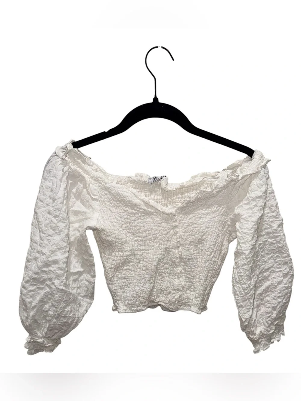 Zara white off
