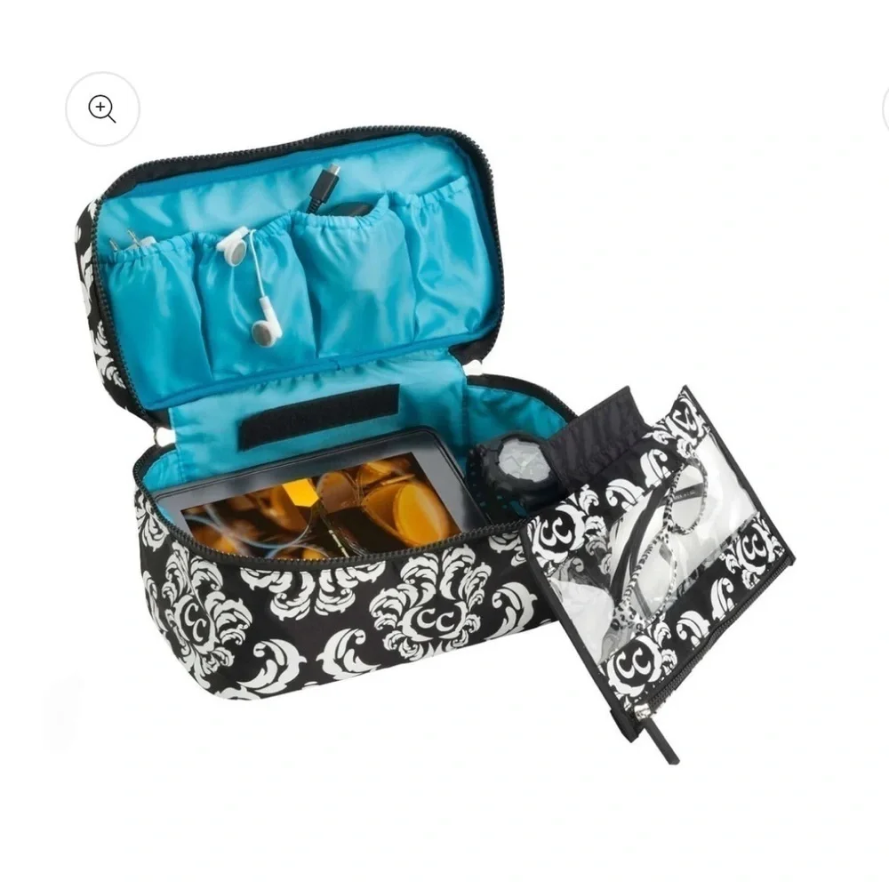 NWT Clever Container Travel Pouch Tech, Cosmetic,‎ Charges, Medicine, Kid…