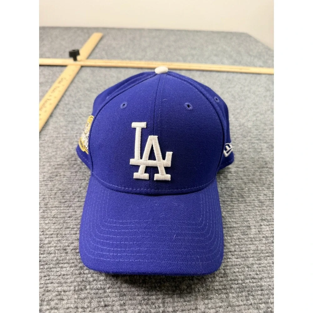 New Era Mens LA Dodgers Baseball Cap Small Medium Blue World Series‎ Champions