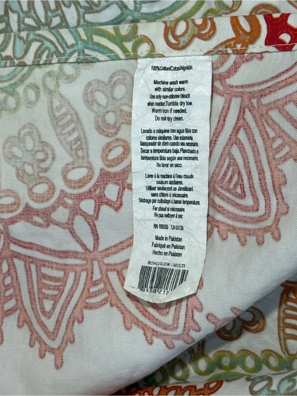 None mandala print