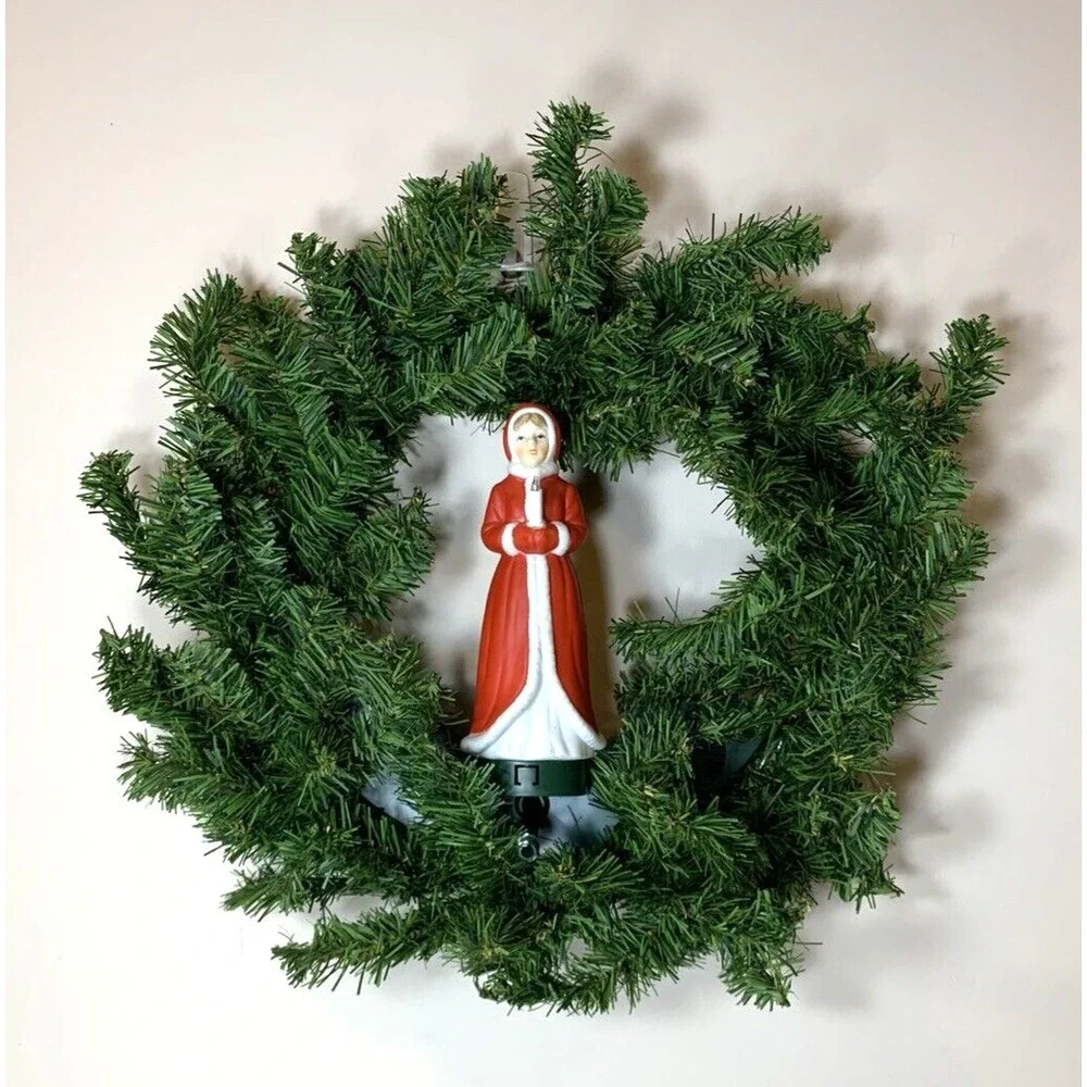 Vintage Mr Christmas Motion Activated Singing Wreath Indoor/Outdoor -Tested!!