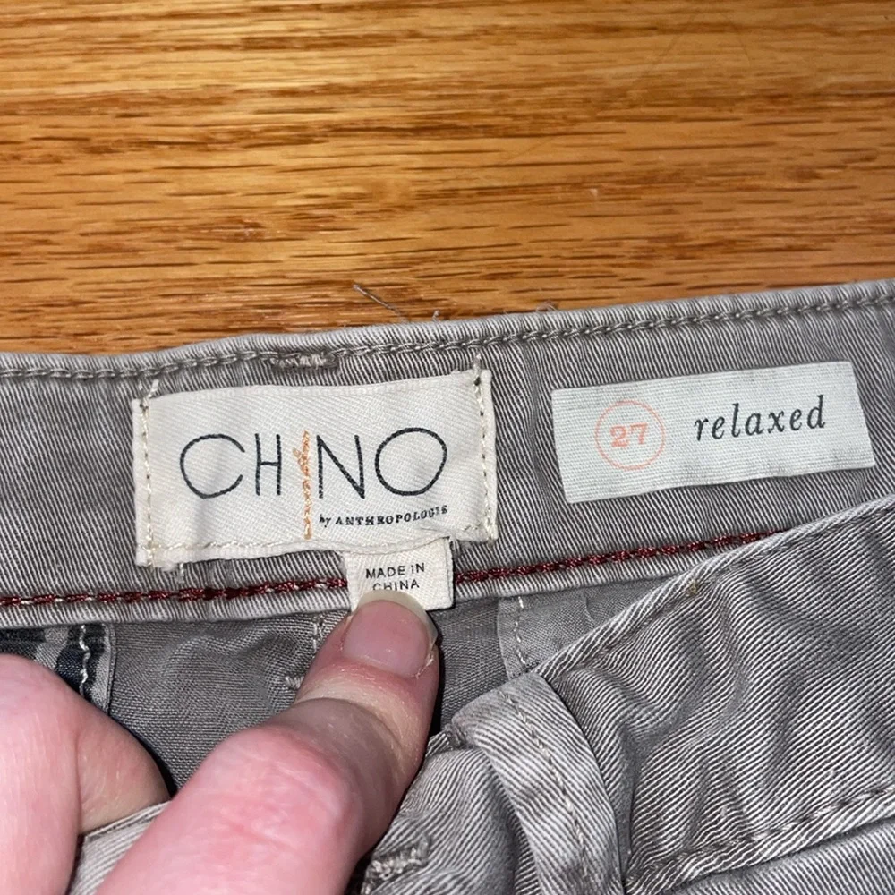 By Anthropologie grey chino