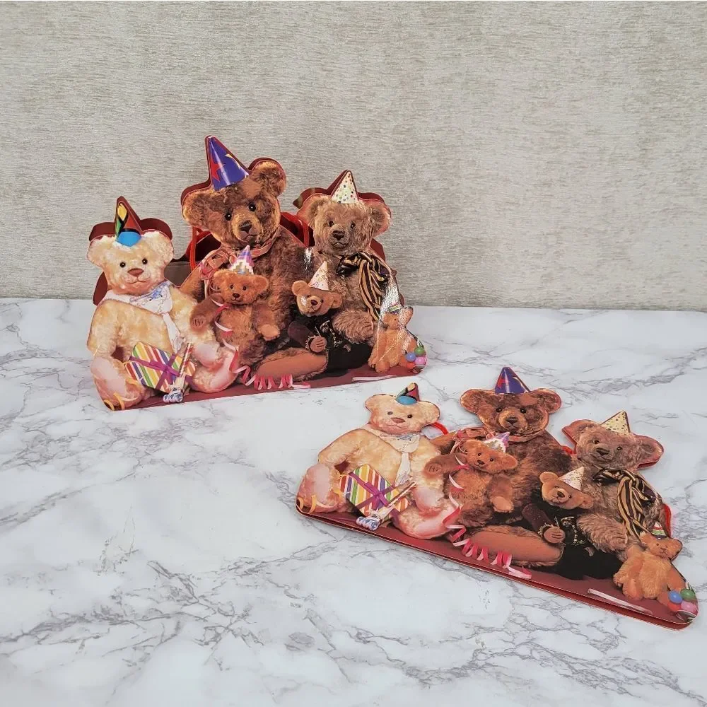 Vintage 90s Birthday Party Bears Gift Bags Lot Of 2