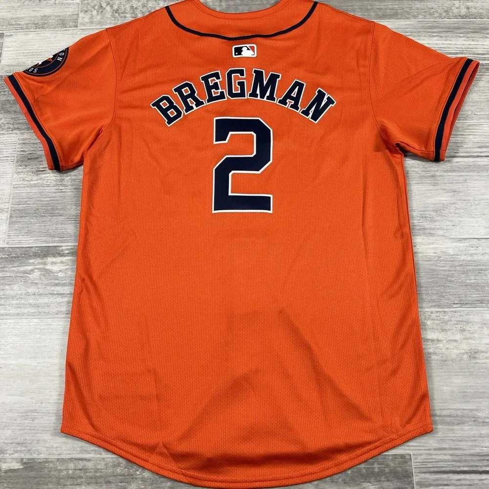 Nike Alex Bregman Jersey Orange Houston Astros‎ #2 Youth XL (18/20) $125 MSRP