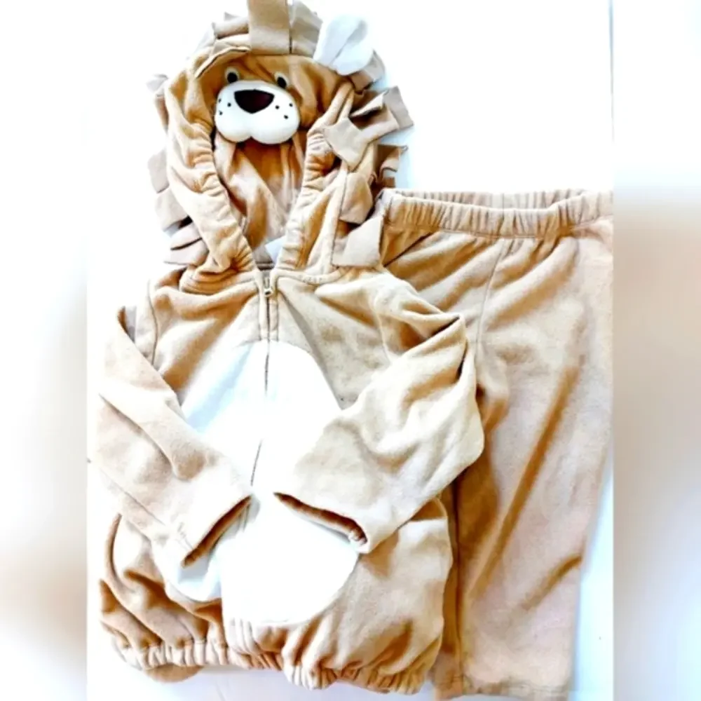 2pc‎ Lion Plush Fleece jacket & pants Size 24 Months Carter's Costume