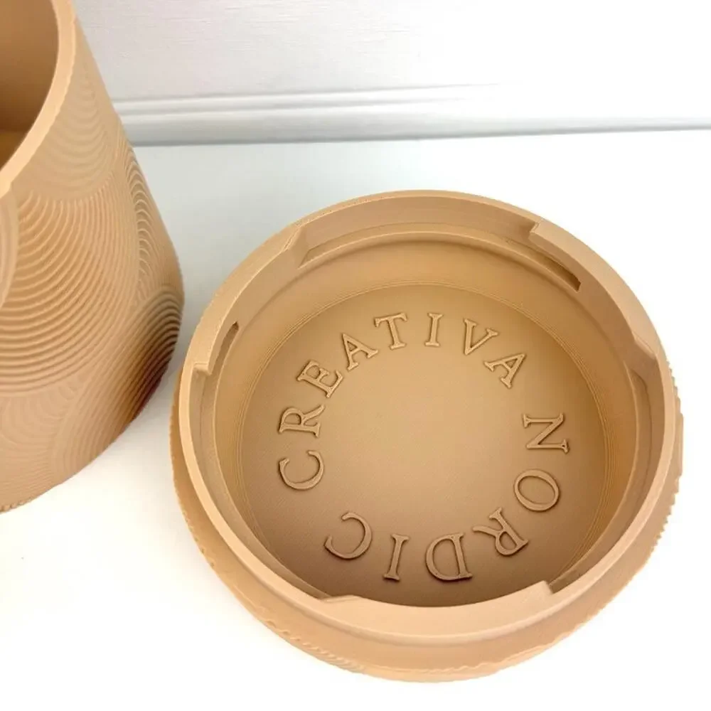 Boho Desktop Planter, Indoor Plant Pot, Tabletop Planter, Art Deco Style
