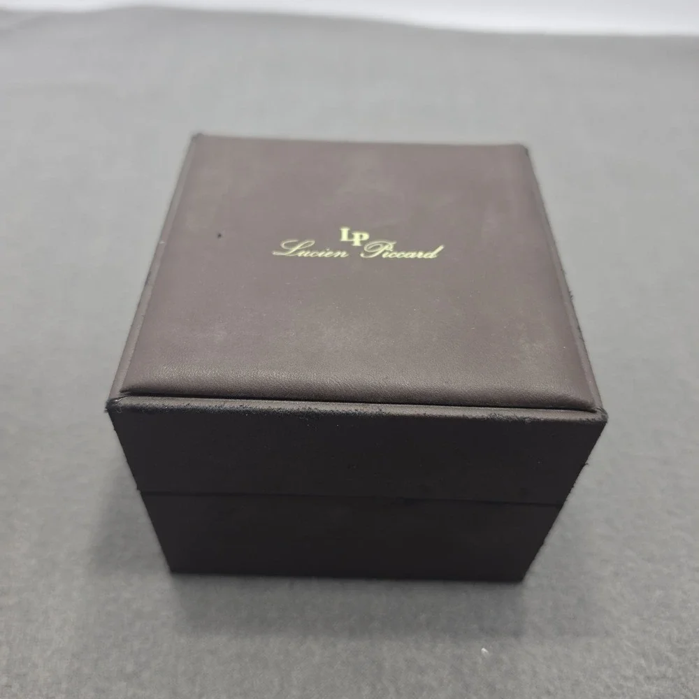 LUXE OEM LUCIEN PICCARD WATCH DISPLAY STORAGE BOX & INSTRUCTION BOOK B