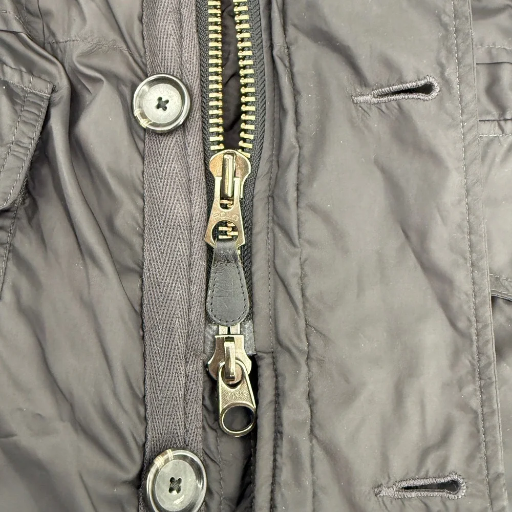 Polo Ralph Lauren Lotus Cars Patch Field Jacket Mens Large Black Hooded Parka