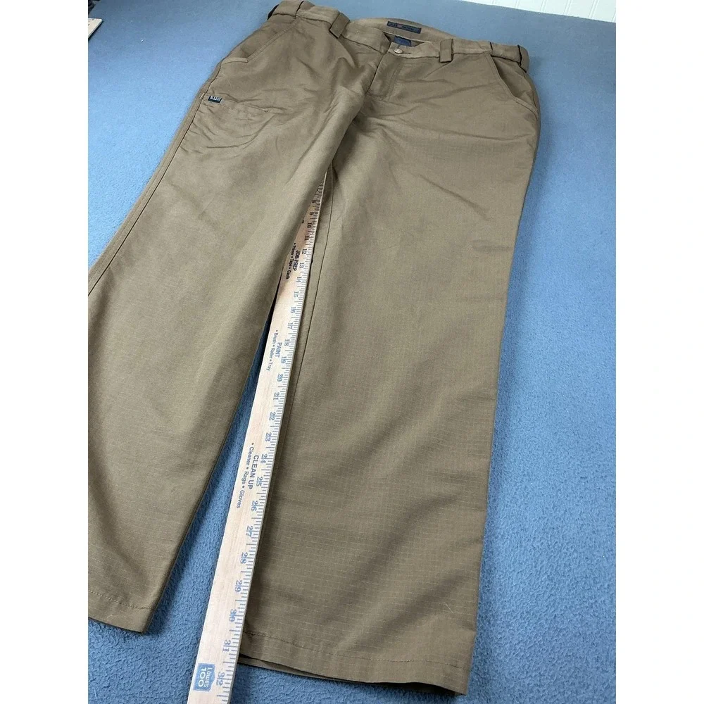 5.11 Tactical Pants Mens 38x31 Brown Regular Fit Chino Cotton Blend Workwear