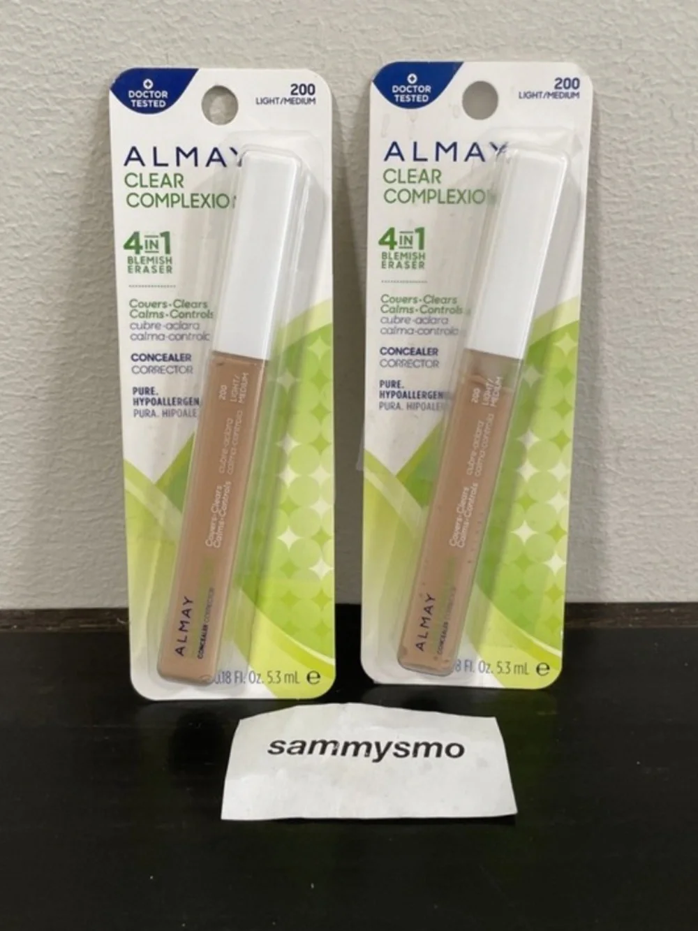 ALMAY Clear Complexion 4-in-1 Concealer # 200 LIGHT/MEDIUM discontinued, x2