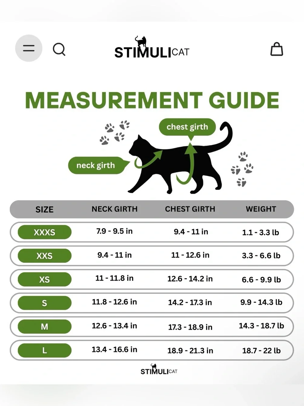 Stimuli Cat new comfortable