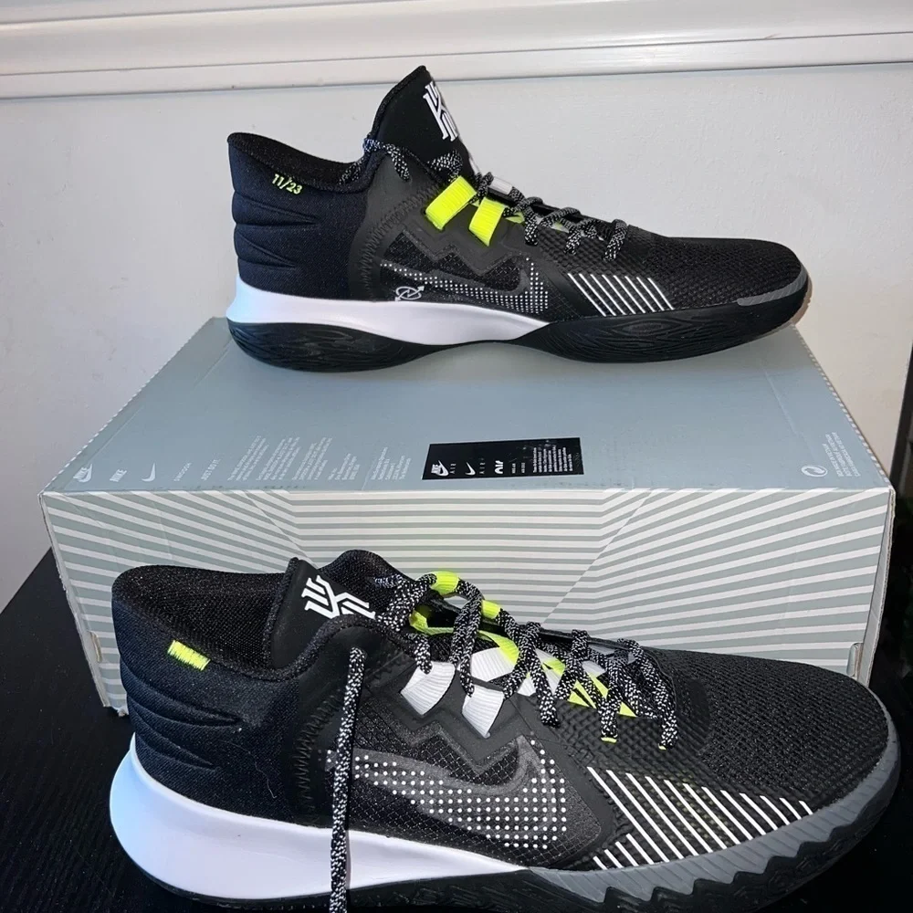 Nike Kyrie Flytrap V EP Black White Basketball DC8991-002 Men Size 14