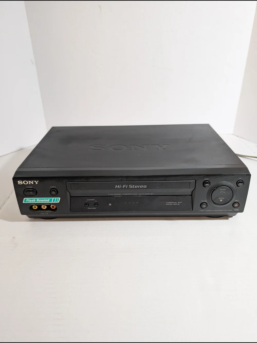 Sony Hi-Fi Stereo Flash Rewind _ SLV-N500 _ Tested _ No Remote