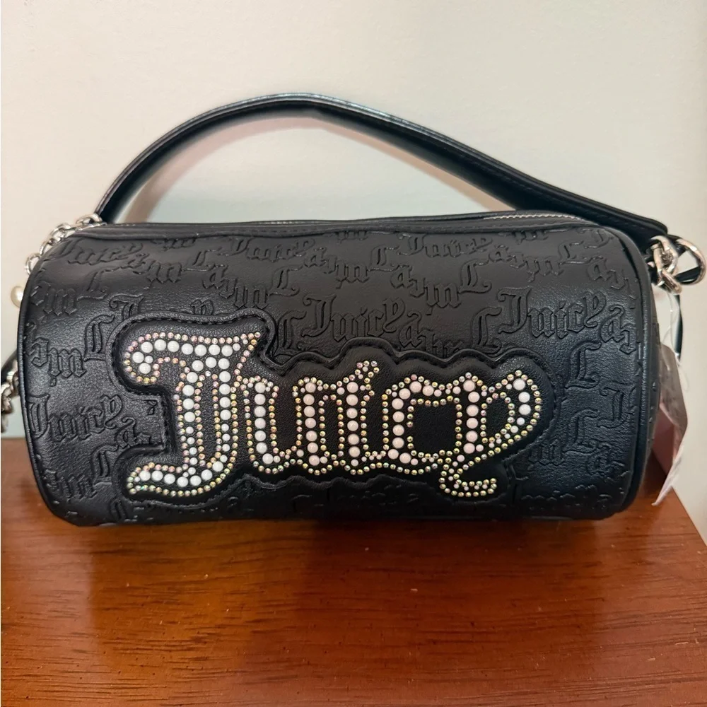 NWT Juicy Couture String of Pearls Roll Bag