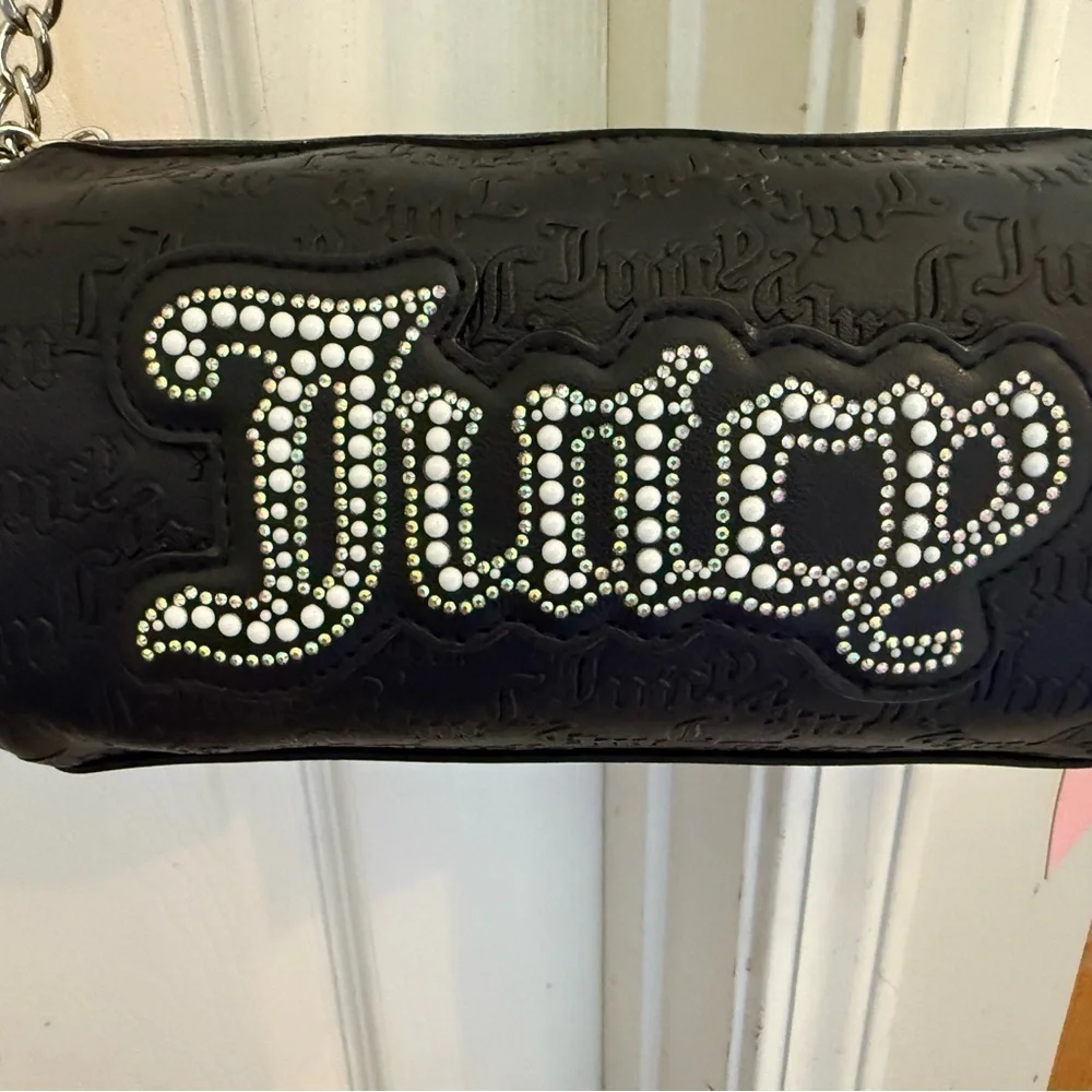 NWT Juicy Couture String of Pearls Roll Bag