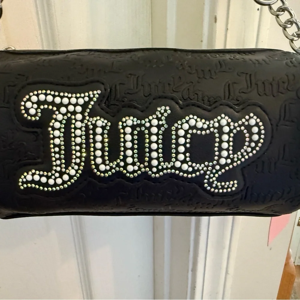 NWT Juicy Couture String of Pearls Roll Bag