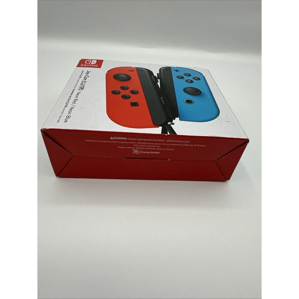 Nintendo Joy-Con (L/R) Contollers - Neon Red/Neon Blue (Open Box)