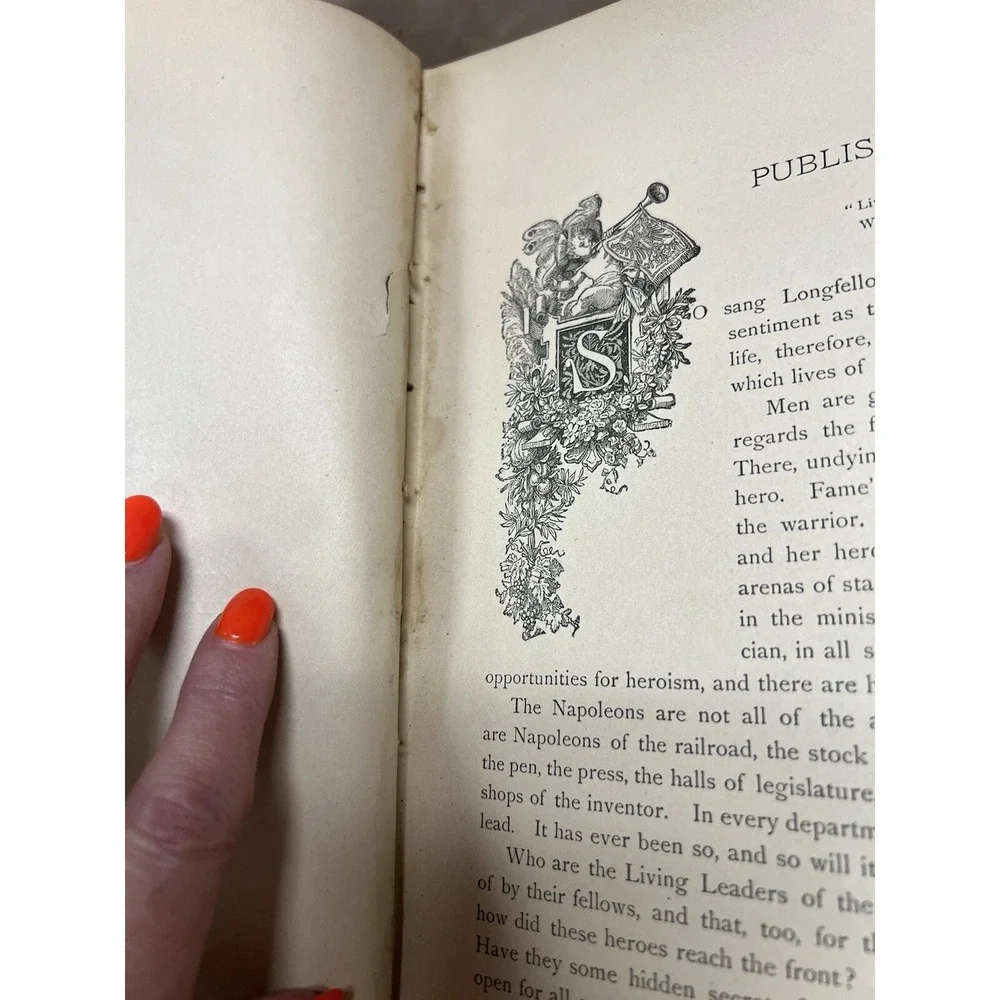 LIVING LEADERS OF THE WORLD: COMPROMISING. 1889, BY WALTER J.‎ BROOKS (858)