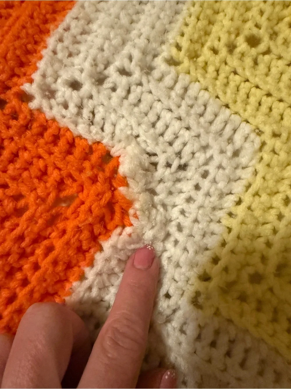 Handmade bright chevron
